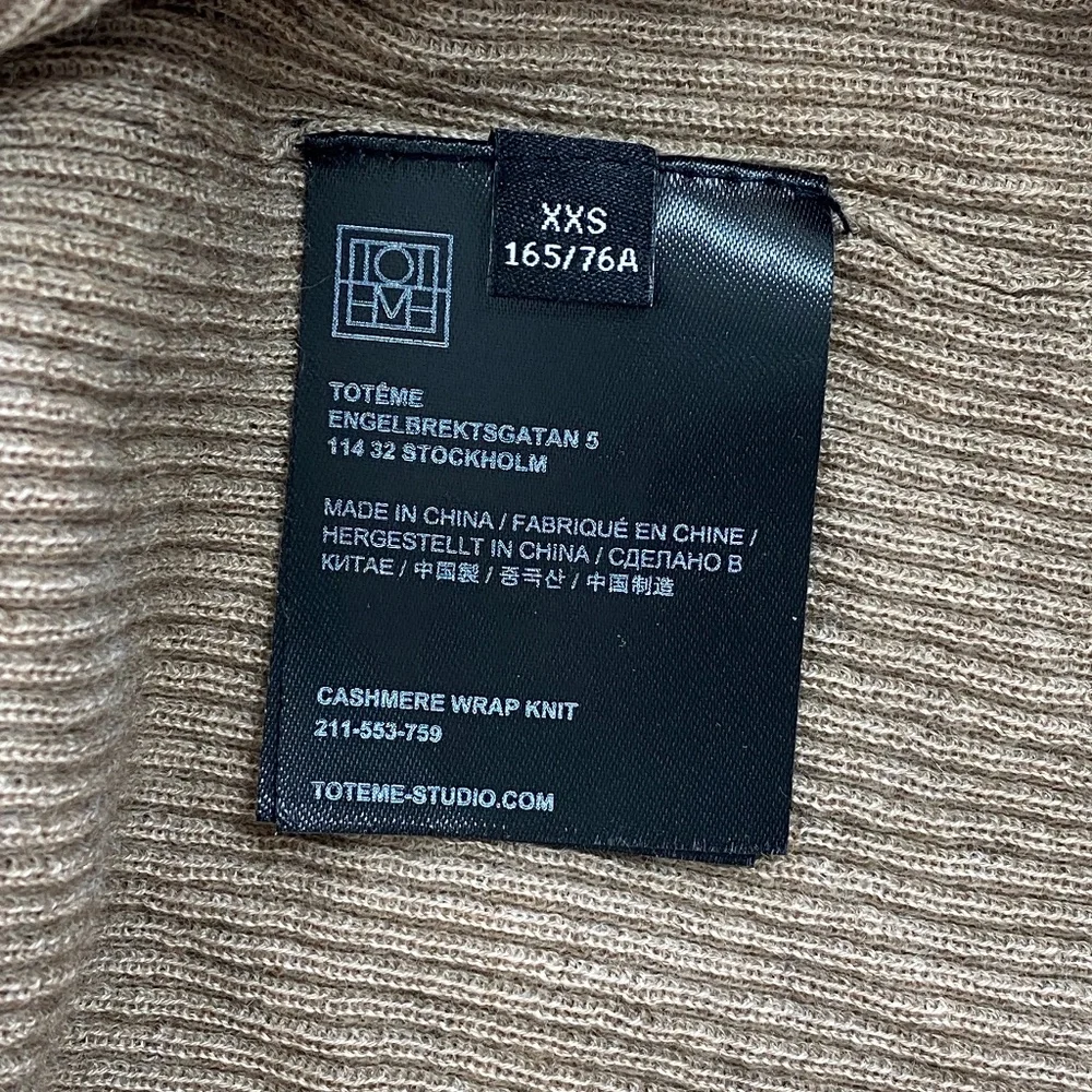Toteme Cashmere Wrap Knit - Beige Melange - Picture 8 of 10